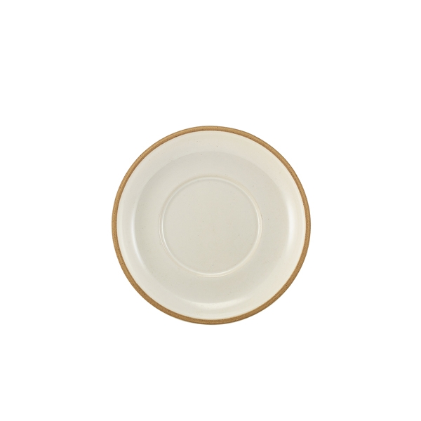 GENWARE | KAVA WHITE STONEWARE SAUCER 16CM X 6 | SCR-KW16