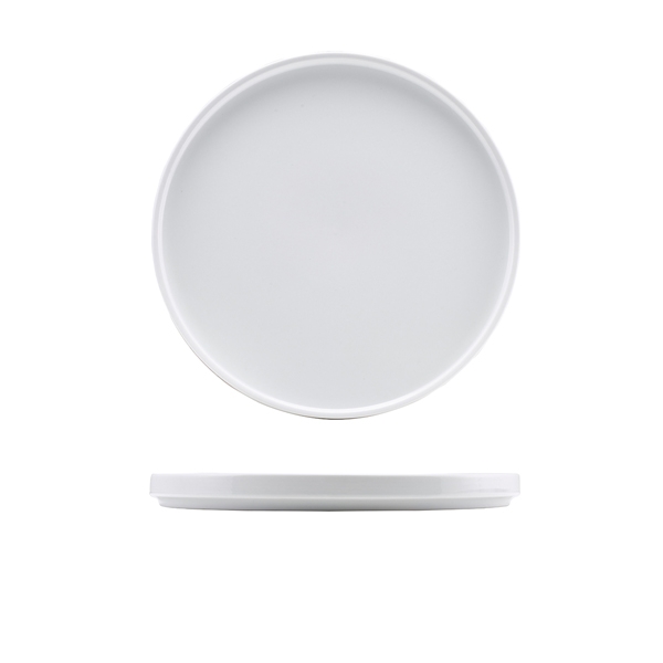 GENWARE | PORCELAIN LOW PRESENTATION PLATE 25CM X 6 | 160925