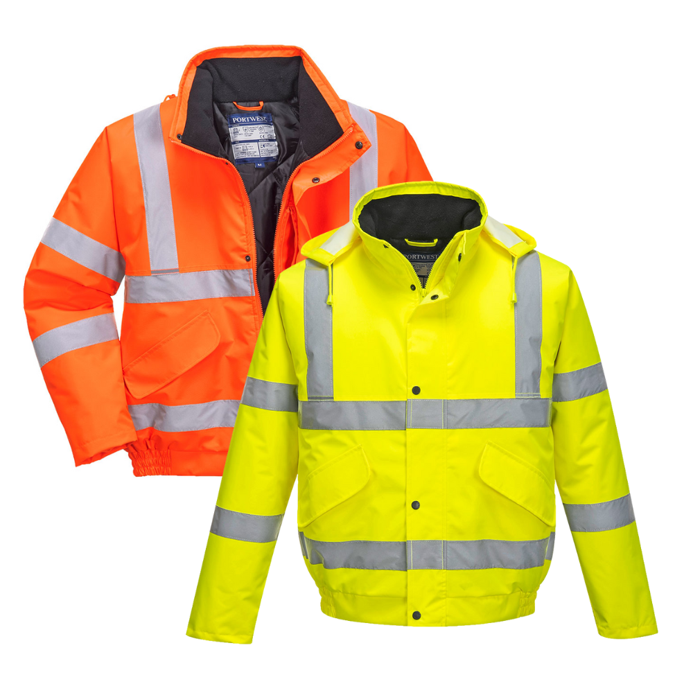 PORTWEST |  HI VIS BOMBER JACKET CL3 ORANGE | S463