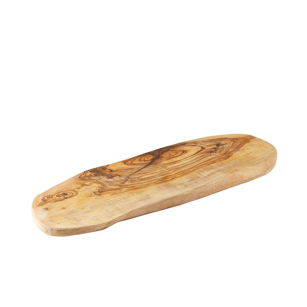 GENWARE | OLIVE WOOD RUSTIC PLATTER 45 X 13CM | OWRPM