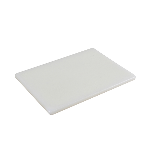 GENWARE | WHITE HIGH DENSITY CHOPPING BOARD 18 X 12 X | HD1812W
