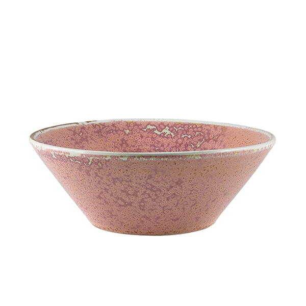 GENWARE | TERRA PORCELAIN ROSE CONICAL BOWL 16CM X 6 | CN-PRS16