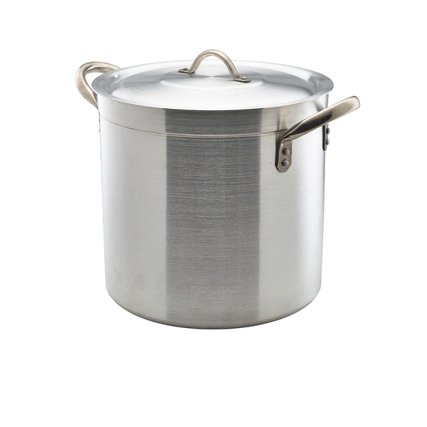 GENWARE | ALUMINIUM DEEP STOCKPOT WITH LID 21LITRE | 709-30