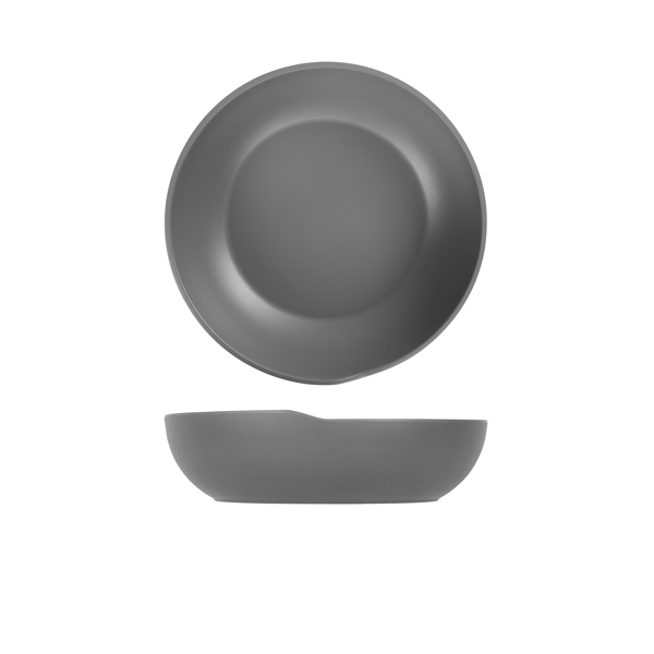 GENWARE | GREY COPENHAGEN MELAMINE BOWL 28 X 7.5CM X 4 | CP280971