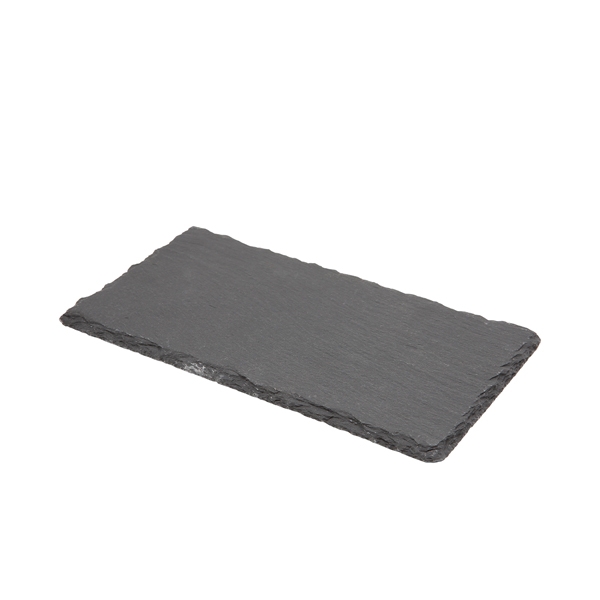 GENWARE | NATURAL EDGE SLATE PLATTER 20 X 11CM X 12 | SLTN-2011