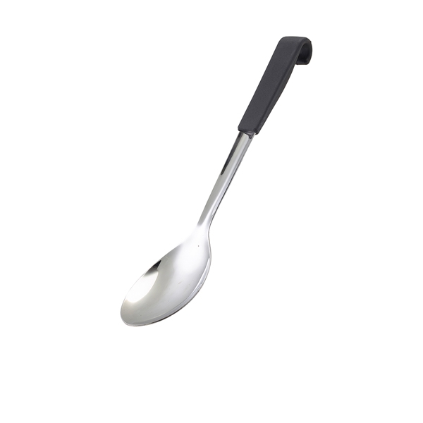 GENWARE | BLACK HANDLED SERVING SPOON 34CM | 566-04BK