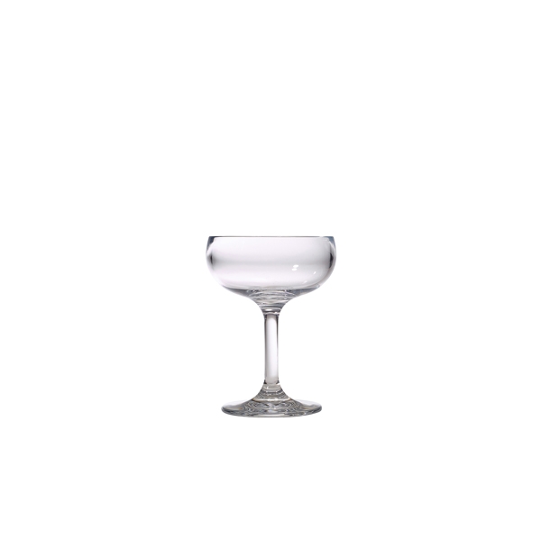 GENWARE | HARMONY POLYCARBONATE CHAMPAGNE SAUCER 21CL X 12 | GJ5025-210
