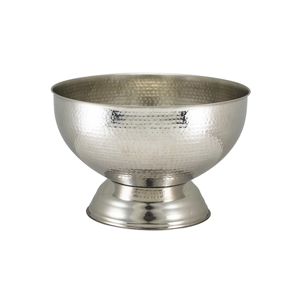 GENWARE | HAMMERED STAINLESS STEEL CHAMPAGNE BOWL 36CM | CHBWL1