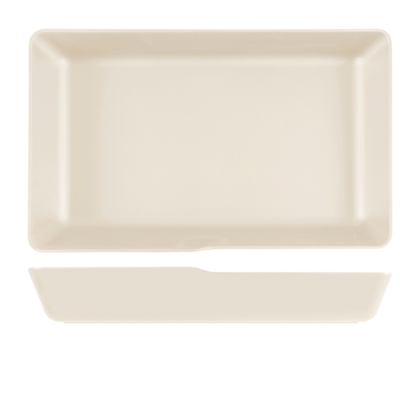 GENWARE | WHITE CPH M/MINE GN 1/1 DEEP DISH 53 X 32.5 X 8CM | CP110145