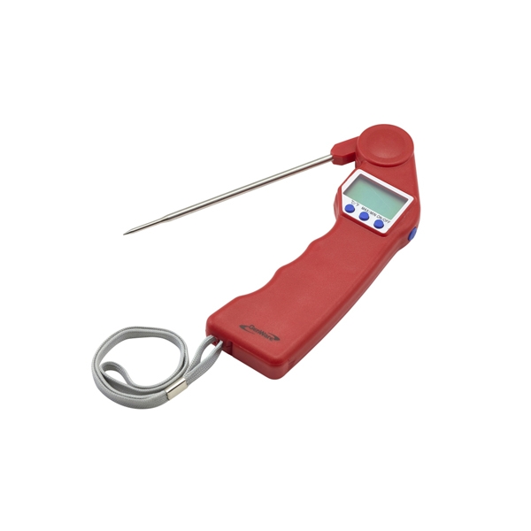 GENWARE | RED FOLDING PROBE POCKET THERMOMETER | THERM-FLDR