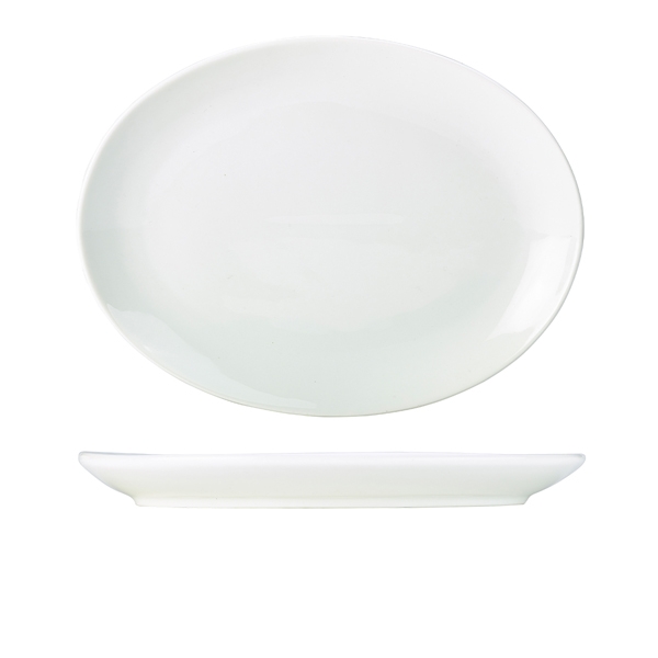 GENWARE | PORCELAIN OVAL PLATE 36CM X 6 | 112136