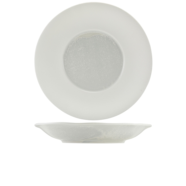 GENWARE | INCISE PORCELAIN LUSTRE DEEP WINGED PLATE 30CM X 6 | WDP-PLS30