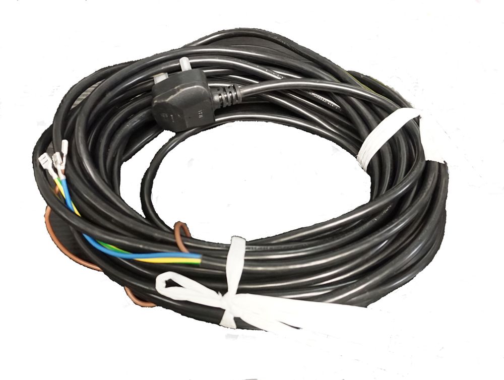 NUMATIC |  15 METRE X 1.5MM X 3 CORE CABLE WITH UK PLUG (HFM) | 236163