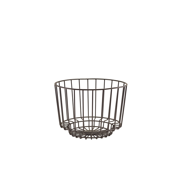 GENWARE | BLACK DECO DISPLAY BASKET 25 X 18CM | WDB18BK
