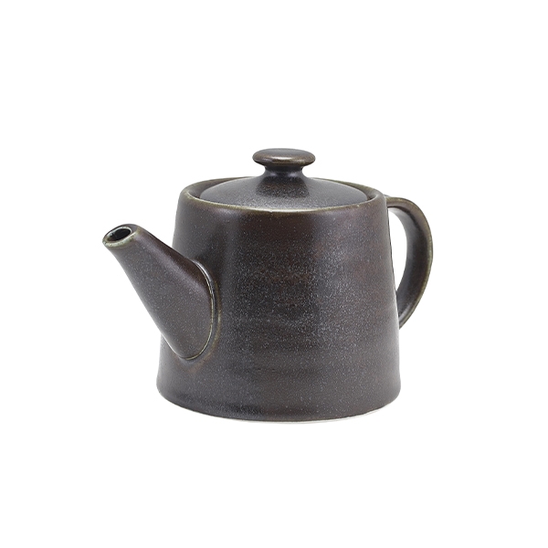 GENWARE | TERRA PORCELAIN BLACK TEAPOT 50CL X 6 | TP-PBK50