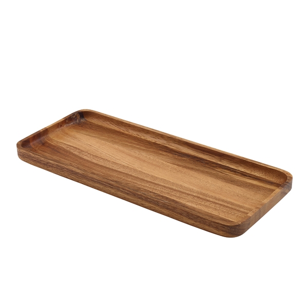 GENWARE | ACACIA WOOD RECTANGULAR SERVING TRAY 30 X 13CM | WRT3013