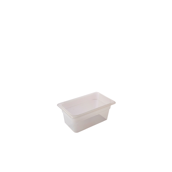 GENWARE | 1/9 -POLYPROPYLENE GN PAN 100MM CLEAR X 6 | PP19-100