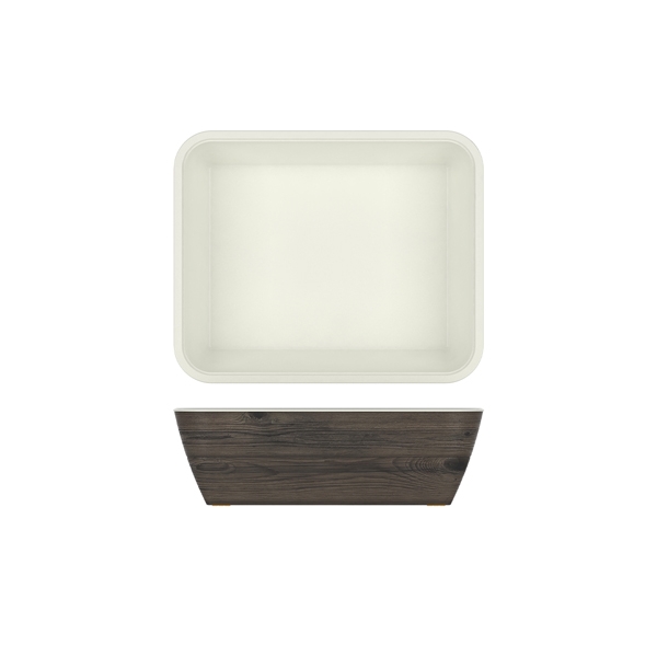 GENWARE | OAK WHITE NEW HAVEN M/MINE DEEP DISH 32.5 X 26.5 X 10CM | NH125105