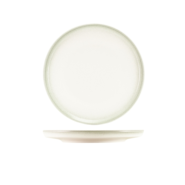 GENWARE | SERENO PORCELAIN CIRRUS COUPE PLATE 21.5CM X 6 | CP-SCR21