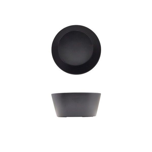 GENWARE | MELAMINE BLACK TABLEAU CONICAL BUFFET BOWL 22 X 10CM | TB221002
