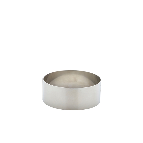 GENWARE | STAINLESS STEEL MOUSSE RING 9X3.5CM X 12 | MR935