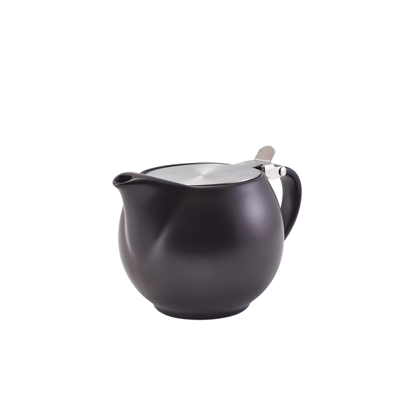 GENWARE | PORC MATT BLACK TEAPOT WITH LID & INFUSER 50CL X 6 | 395950MBK