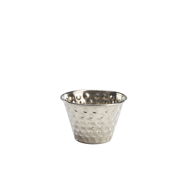 GENWARE | STAINLESS STEEL HAMMERED RAMEKIN 114ML X 24 | RAMSTH4