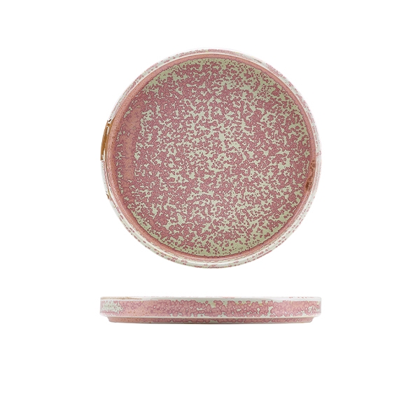 GENWARE | TERRA PORCELAIN ROSE LOW PRESENTATION PLATE 18CM X 6 | LP-PRS18