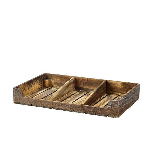 GENWARE |  RUSTIC WOODEN DISPLAY CRATE | TR538