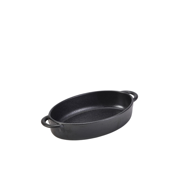 GENWARE | FORGE STONEWARE OVAL DISH 17.5 X 11.5 X 4CM X 6 | CT-OD18