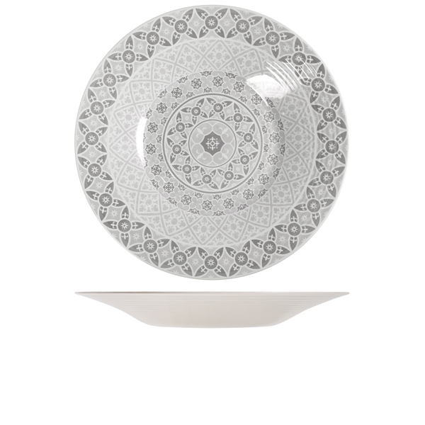 GENWARE | WHITE MARRAKESH MELAMINE BOWL 48 X 6CM | MK480973