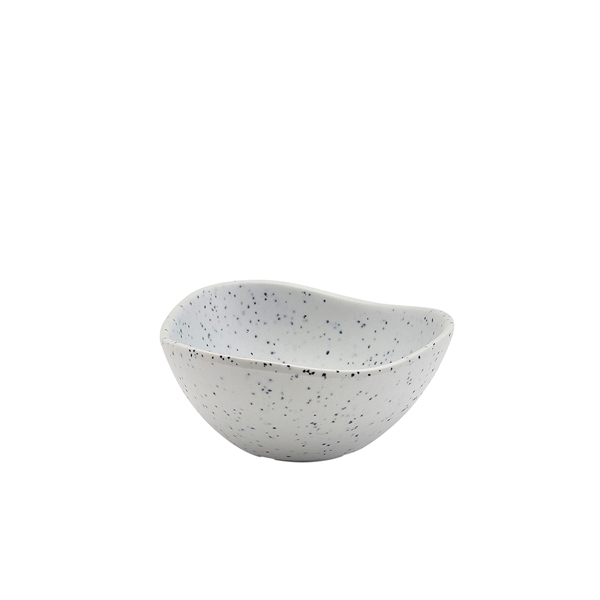 GENWARE | MELAMINE WHITE GRANITE TRIANGULAR RAMEKIN 70ML X 24 | T278-02