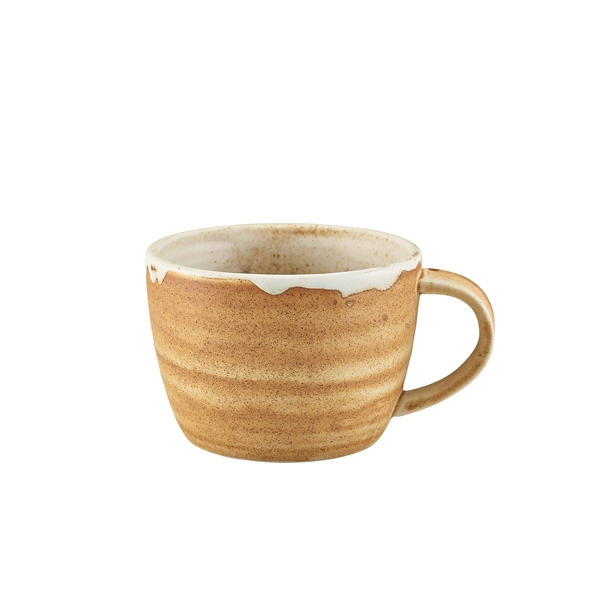 GENWARE | ROKO PORCELAIN SAND COFFEE CUP 23CL X 6 | CUP-RKS23