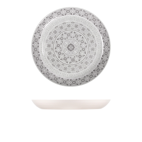 GENWARE | WHITE MARRAKESH MELAMINE BOWL 38 X 4.5CM | MK380973