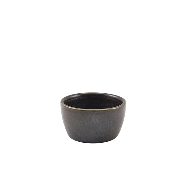 GENWARE | TERRA PORCELAIN BLACK RAMEKIN 13CL X 12 | RAM-PBK4