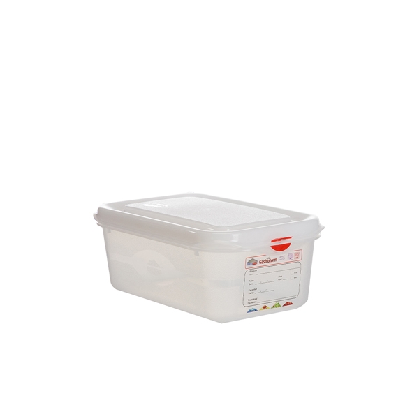GENWARE | GN STORAGE CONTAINER 1/4 100MM DEEP 2.8L X 6 | 12410