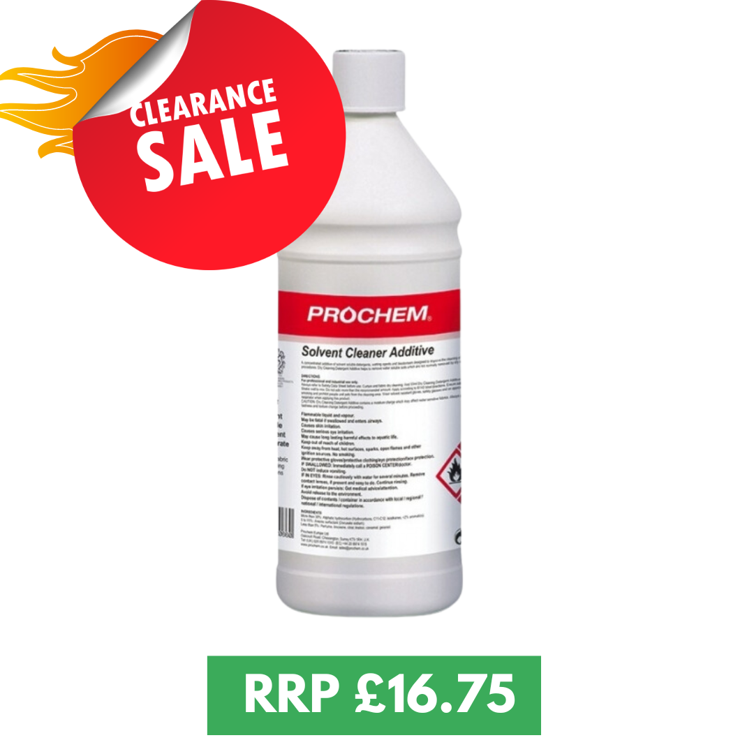 PROCHEM | DRY CLEAN DETERGENT ADDITIVE X 1 LTR | B143