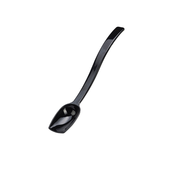 GENWARE |  BLACK SALAD SPOON SOLID 3 / 4 OZ, 10" LONG | 4470-03