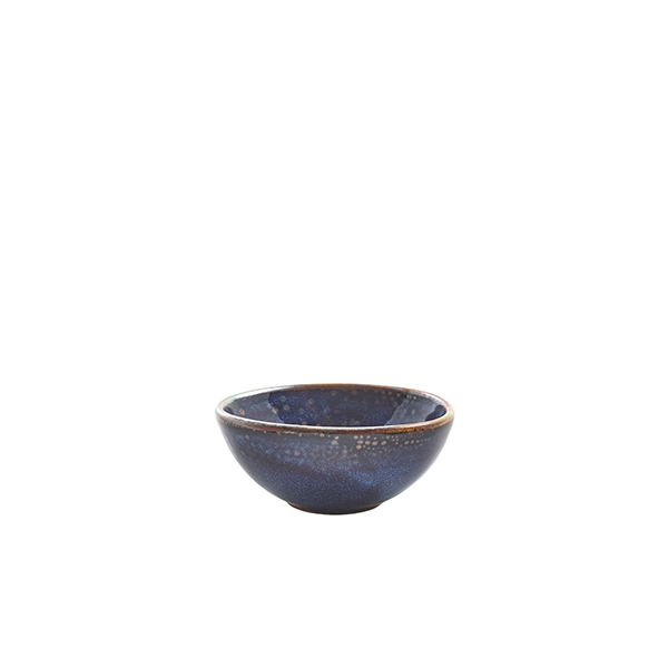 GENWARE | TERRA PORCELAIN AQUA BLUE ORGANIC RAMEKIN 85ML X 12 | RAM-PBLG3