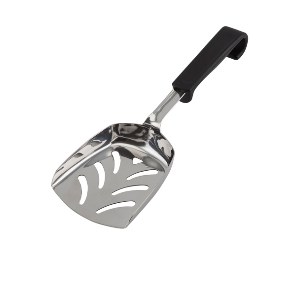 GENWARE | PLASTIC HANDLE CHIP SCOOP BLACK | 577-12