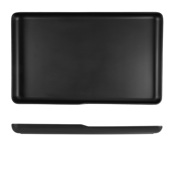 GENWARE | BLACK CPH M/MINE GN 1/1 PLATTER 53 X 32.5 X 3.5CM | CP110302