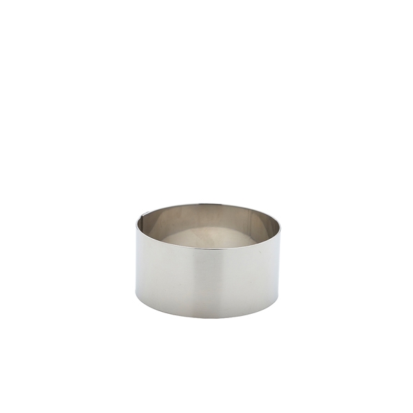 GENWARE | STAINLESS STEEL MOUSSE RING 7X3.5CM X 12 | MR735