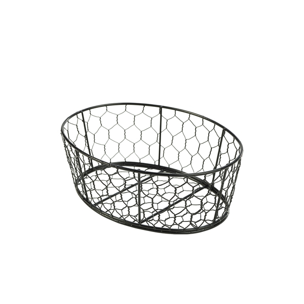 GENWARE | BLACK WIRE BASKET 24X18X8.5CM X 6 | WB2317BK