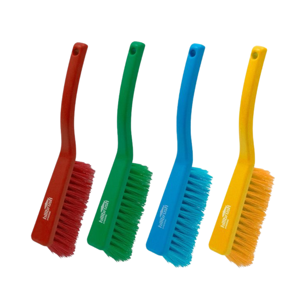 HILLBRUSH | CURVED HANDLE SOFT HYGIENE HAND BRUSH | B866