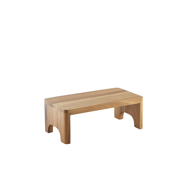 GENWARE |  ACACIA WOOD BUFFET RISER 12 CM, (H) | RSR-WGN13