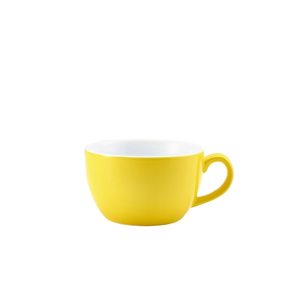 GENWARE | PORCELAIN YELLOW BOWL SHAPED CUP 25CL X 6 | 322125Y