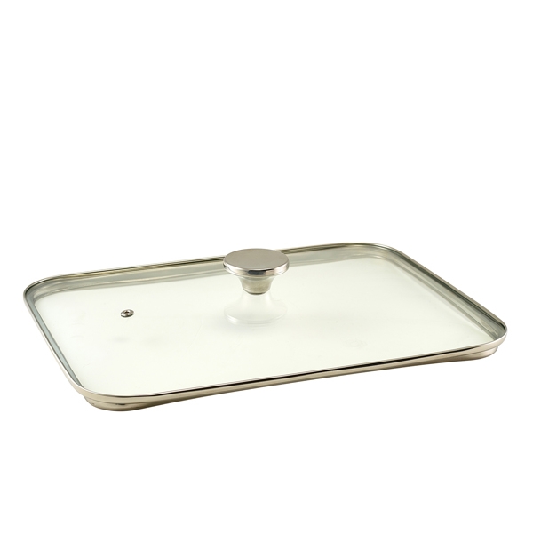GENWARE | GLASS LID FOR CAST ALUMINIUM ROASTER 40 X 27CM | CART4027-LID