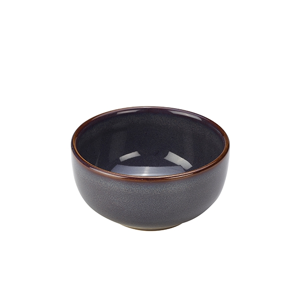 GENWARE | RUSTIC STONEWARE BLUE ROUND BOWL 11.5CM X 6 | BW-BL11
