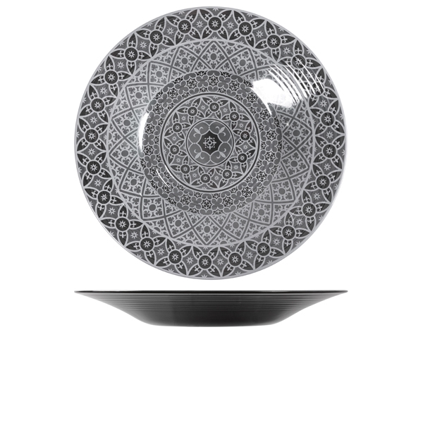 GENWARE | BLACK MARRAKESH MELAMINE BOWL 48 X 6CM | MK480972