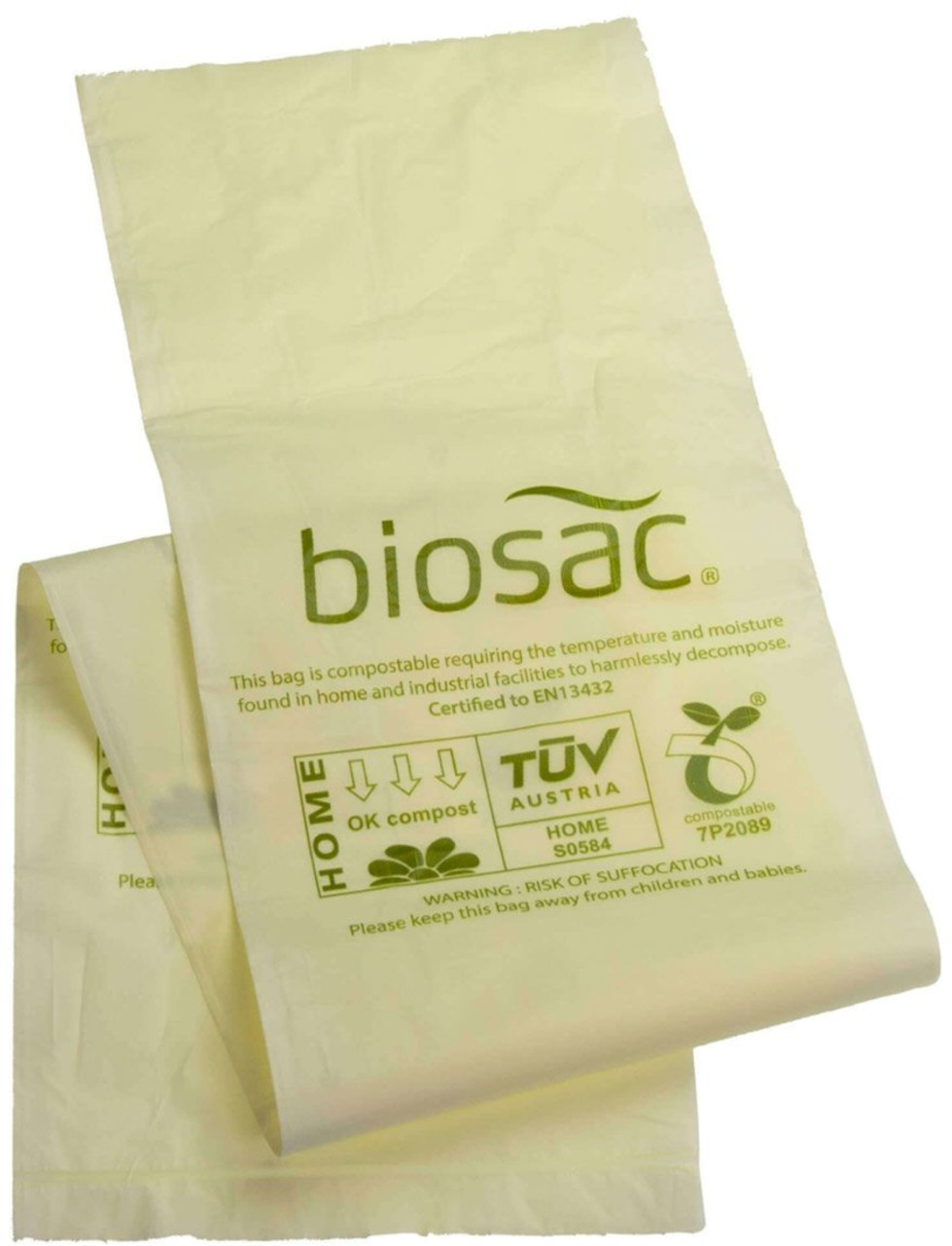 PMC | BIOSAC GREEN COMPOSTABLE LINER 140 LTR X 100 | X305